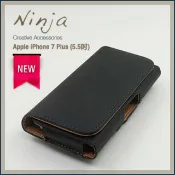 Ninja 東京御用 【福利品特價下殺】 iPhone 7 Plus (5.5吋)時尚質感腰掛式保護皮套荔枝紋款