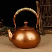 5Cgo【快樂窩】43523608667 手工紫銅壺燒水壺養生茶壺日本南部銅壺加厚款紅銅壺煮水壺燒茶壺燒水器皿