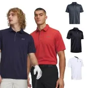 【UNDER ARMOUR】UA 男 高爾夫 短袖POLO衫 吸濕排汗 Tech(多色任選)