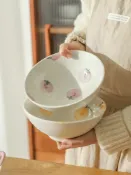 協貿國際日用品生活1館 好看的大碗 吃面大號面碗泡面湯碗家用陶瓷高顏值面條盛湯螺螄粉