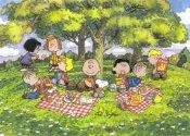 日本拼圖．SNOOPY 史努比 森林 野餐 2014片絕版拼圖，20-45