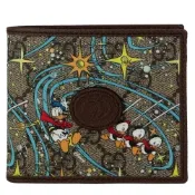 GUCCI 古馳  Disney 唐老鴨 防水帆布短夾(八卡)