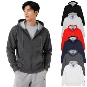 【Champion】champion 電繡LOGO 舖棉 長袖 連帽外套 刷毛 夾克 多色可選(美國進口平行輸入)