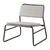 【IKEA 宜家家居】LINNEBÄCK 休閒椅，orrsta 淺灰色