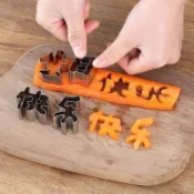 🔥🔥免運/臺灣出貨🔥🔥生日快樂一體刻字印字字模模具胡蘿蔔水果兒童數字造型煎蛋成型
