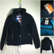 DryDog 跩狗嚴選 跩狗嚴選 極度乾燥 Superdry Quilted WindHiker 深藍 超細纖維 無帽 格紋縫線 風衣