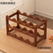 🍁在臺出貨🍁紅酒架子置物架家用葡萄酒架酒水展示架酒櫃吧臺簡易格子架陳列架