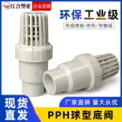 【台灣熱銷】 PPH底閥PPR球型逆止閥PP熱熔球芯單向閥水泵抽水花籃蓮蓬頭過濾閥 廠家直銷