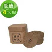 金昱科技居家生活館 【金發財金紙 盤香系列】特級水沉之安汶沉盤香小盤(4H)-4入組