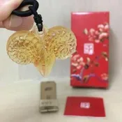 琉璃工房 金喜羊年 項鍊 墜鍊 琥珀色