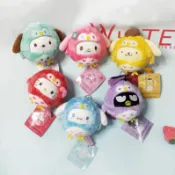【沁的娃娃屋】❤️台灣出貨❤️日本池袋限定三麗鷗貓頭鷹娃娃 帕恰狗 美樂蒂 布丁狗 Hellokitty 大耳狗 酷企鵝