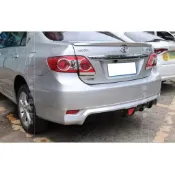 現貨 烤亮黑 豐田 10.5代 11年 ALTIS 專用 烤亮黑色 後中包 後包圍 附反光片燈 後擾流 後包角 前保桿