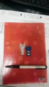 (全新)A5三層日本~貓咪俄羅斯娃娃疊疊樂~L型資料夾~L夾收納夾子文件夾褐色(透明紅色)質感文青風