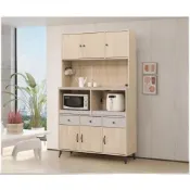 (店+)台灣製造-現代4尺收納餐櫃 下座雙門餐櫃 電器櫃 展示櫃櫥 櫃碗盤 櫥櫃抽屜櫃