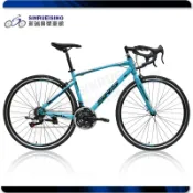 ☆新瑞興單車館☆ SRS 速風 24速彎把公路車加裝輔助剎車, 速風綠 組裝完成寄送