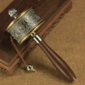 協貿國際日用品生活7館 觀音心咒轉經輪西藏手搖轉經筒泥泊爾工藝結緣大號