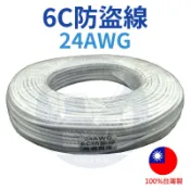 含稅開發票 現貨~弱電專用6c防盜線(白)~非鋁鎂合金線(平波線 平行喇叭線 喇叭線 控制線 白平線 平波線 電源線)