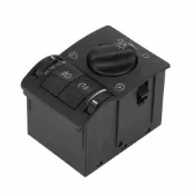 Ikoktw 霧燈開關控制,經典黑色大燈耐用 6240097 用於汽車更換歐寶 Astra G 1999-2008