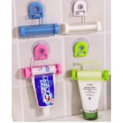 CCMART 現貨 吸盤可掛式 捲 壓 擠牙膏器 牙膏手動擠壓器 洗面乳 BB霜 擠壓器 牙膏器