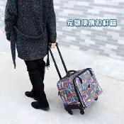 huangjinlang 【外出便攜】寵物拉桿箱 寵物拉桿包 寵物手提箱 狗狗外出包 貓狗包 寵物旅行箱 可登機 透氣通風 可摺疊收納 適用泰迪貴賓小型犬