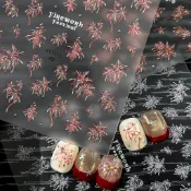 《隔日到貨》YITU蟻圖貼紙燙金新年款煙火貼紙美甲爆閃美甲飾品批發YT7771 ccd相機平板貼 浮雕款 手機貼紙 手帳