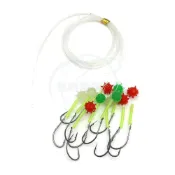 (店+)船釣潘多拉 丸サ背刺子線鉤 背刺鉤 丸サ 帶線鈎 深海魚 中型魚 大目鰱 長尾鳥 紅魚 紅嘴針 紅尾鳥 嘎拉魚