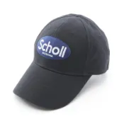 【DOKODEMO】【二手】巴黎世家 (Balenciaga) BALENCIAGA帽子BALENCIAGA × Scholl 840108 黑色帆布帽 男士 全新未使用