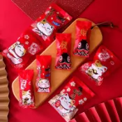 ◆◆新年特價◆◆  牛軋糖 招財貓 包裝袋  包装袋 雪花酥  新年糖  南棗核桃糕 包裝袋 糖果  手工餅乾 包裝袋
