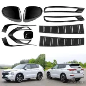 Mitsubishi Outlander 專用 適用於 23年式三菱Outlander 後視鏡蓋霧燈內護闆油箱蓋中網