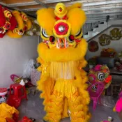 【全套澳洲全羊毛】舞龍舞獅鑼鼓道具 醒獅南獅佛山獅頭 招財進寶 舞獅表演