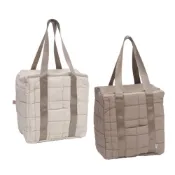 (店+)日本直送 佐倉嚴選 la flaner 菱格絎縫保冷購物袋 18L 大容量 可折疊保冷袋 保冷保溫袋 拉鍊野餐露營