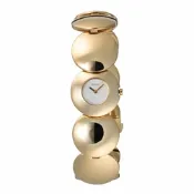 SEIKO 典雅風潮奢華魅力淑女腕錶-高雅淡金-SUH002P1-22mm