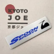 現貨 Honda 本田 Spoon 不鏽鋼 仙鶴 改裝貼 銘牌 貼紙 裝飾 JDM 汽車改裝文化