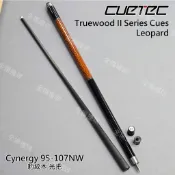 全揚撞球 限量 Cuetec【95-107 NW豹紋木 光把】Cynergy Truewood Leopard-撞球桿