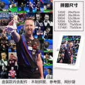 臺灣出貨-加雷斯·波茨拼圖成品DIY益智解壓明星周邊送朋友送閨蜜的生日禮物 木製拼圖