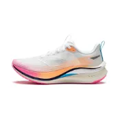 (店+)【LI-NING 李寧】LiNing李寧 赤兔7 pro 高 體測體考 輕質透氣 專業 低幫 李寧䨻輕彈科技GCR LOC PROBAR LOC 休閒訓練競速跑步鞋 女款 標準白 ARPU002-5 女鞋 女運動鞋