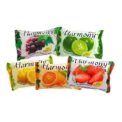 (店+)【Harmony】印尼水果香皂 沐浴肥皂 滋潤保濕 葡萄青檸柳橙草莓檸檬 1入