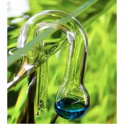 多彩 雲 水族⛅《高透 玻璃CO2 監測器+測試液 / 套組》CO2測試_魚缸 二氧化碳_CO2 檢測_掛式 U形_水草