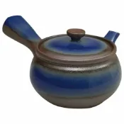 76尚宏 日本製 萬古燒 1.5丸碗青万古急須壺(300ml)