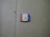 【老徽章 胸章 紀念章】蔣公九秩誕辰紀念蔣中正背面有“全民健行登山大會中華航空公司贈“字樣民國65年CAL(C0446)