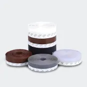 (店+)【YUANREN 原人購物】3M背膠門窗密封條 35MM 5公尺/1捲 密封條 矽膠密封條 門窗擋條 門底密封貼 窗戶隔音條 門縫條 氣密條 隔音條