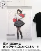【秋葉猿】正日版12月預購 不起眼女主角培育法 Fine 描き下ろし 加藤惠 掛軸 海報 生日 約會 100公分