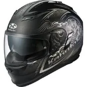 瀧澤部品 日本 OGK KABUTO 全罩安全帽  KAMUI-II 神威2 BLAZE 消光黑銀 內藏墨片 通勤 機車