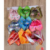 「666」袋裝往生燙金紙鞋／1包9雙9色／燙金往生咒／往生用品／做祭 忌日