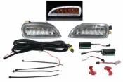 大禾自動車 LED 晶鑽 前保桿燈 日行 霧燈 方向燈 適用 Porsche 保時捷 Cayenne 2006-2010