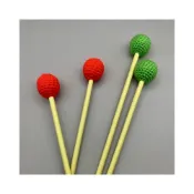 (店+)筌曜樂器 全新 鐵琴 / 木琴 毛線頭琴棒 琴槌 紅色高音/ 中音綠色槌 / 藍色低音 琴棒 琴槌(粗桿長擊槌)
