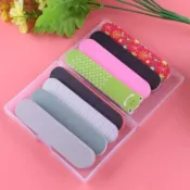 💗台灣出貨💗8支迷你美甲搓條套裝打磨條美甲工具小號海綿拋光修指甲打磨條