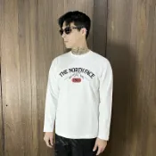 美國百分百【全新真品】The North Face 長袖 棉質 T恤 TNF 上衣 logo 長薄T 白色 DA62