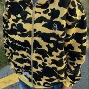 (店+)Fingercroxx FGXX BAPE A BATHING APE ZIP UP 鯊魚 拉鍊 外套 綠藍黑灰迷彩