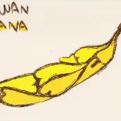 I LOVE TAIWAN 香蕉款 - 萬用卡 明信片 卡片